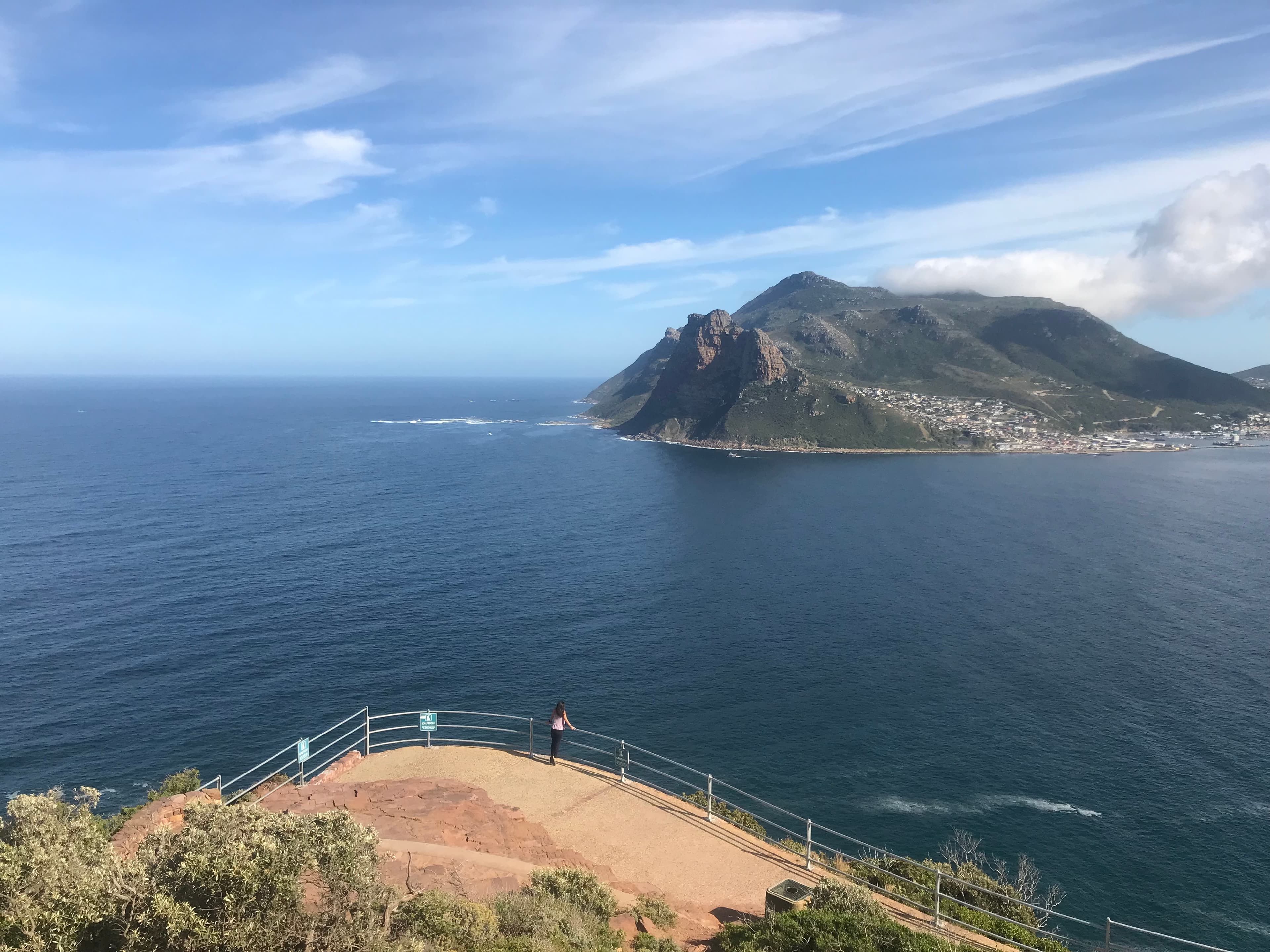 View of Hout Bay in Cape Town, South Africa